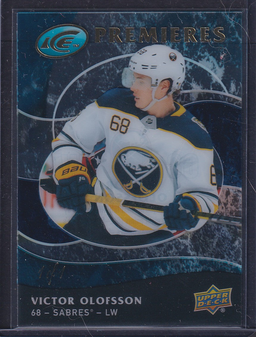 VICTOR OLOFSSON - 2019 Upper Deck Ice Premieres Rookie#23, 1/1
