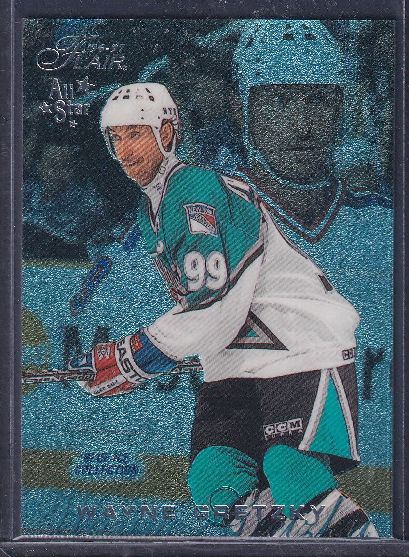 WAYNE GRETZKY - 1996 Flair Blue Ice All Star #B59, /250