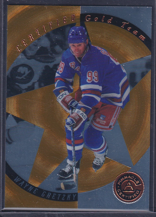 WAYNE GRETZKY - 1997 Pinnacle Certififed Gold Team #7, /300
