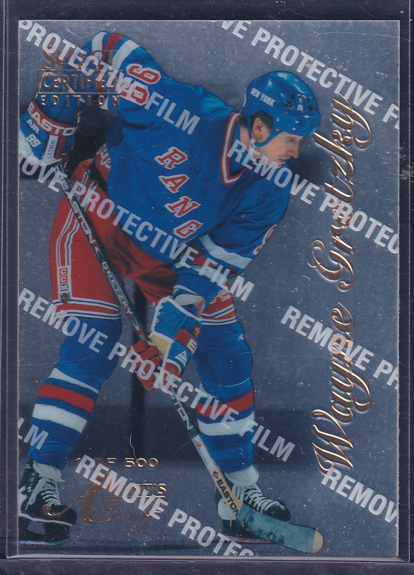 WAYNE GRETZKY - 1996 Pinnacle Select Certified ARTIST'S PROOF #4, /500