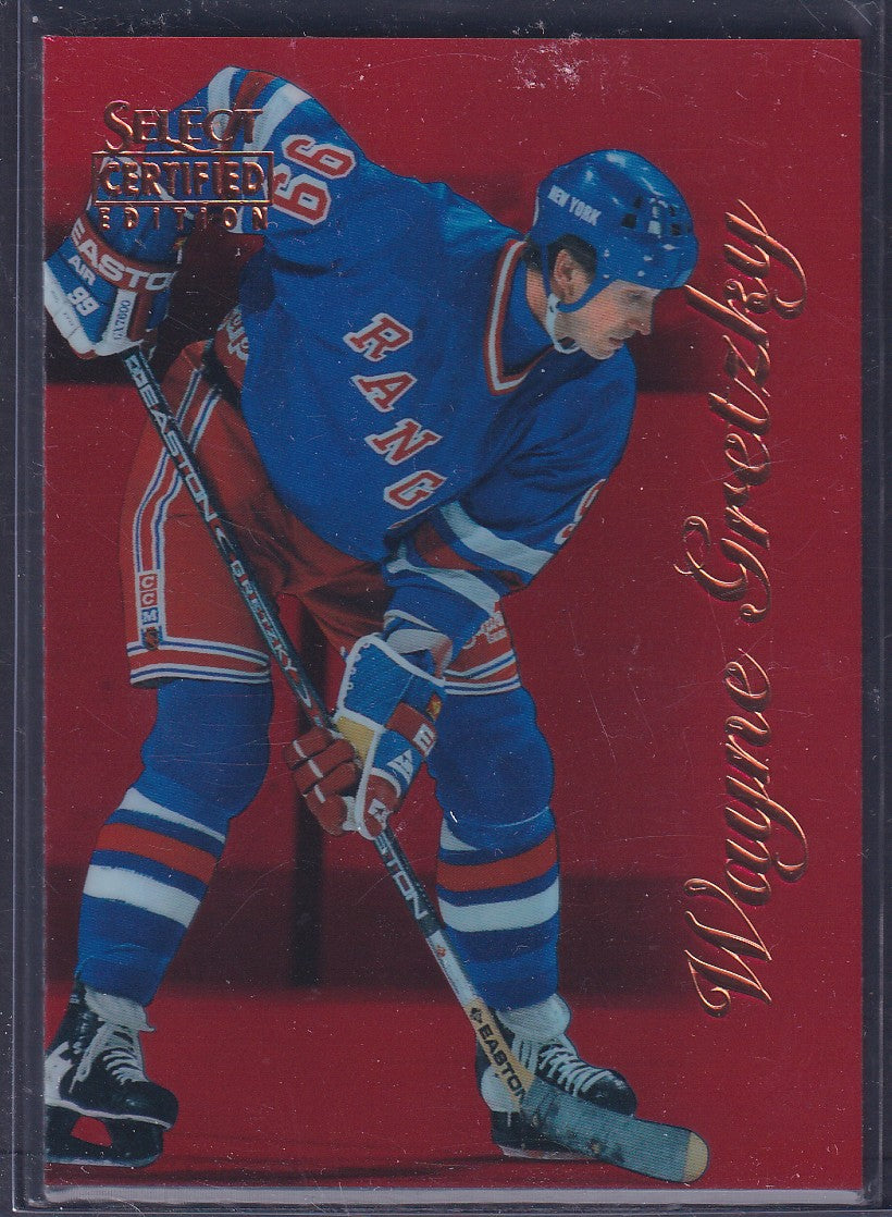 WAYNE GRETZKY - 1996 Pinnacle Select Certified RED #4
