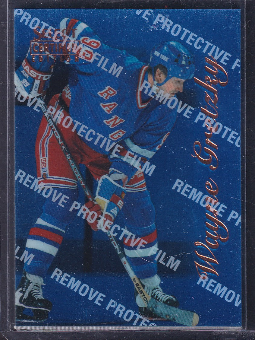 WAYNE GRETZKY - 1996 Pinnacle Select Certified BLUE #4