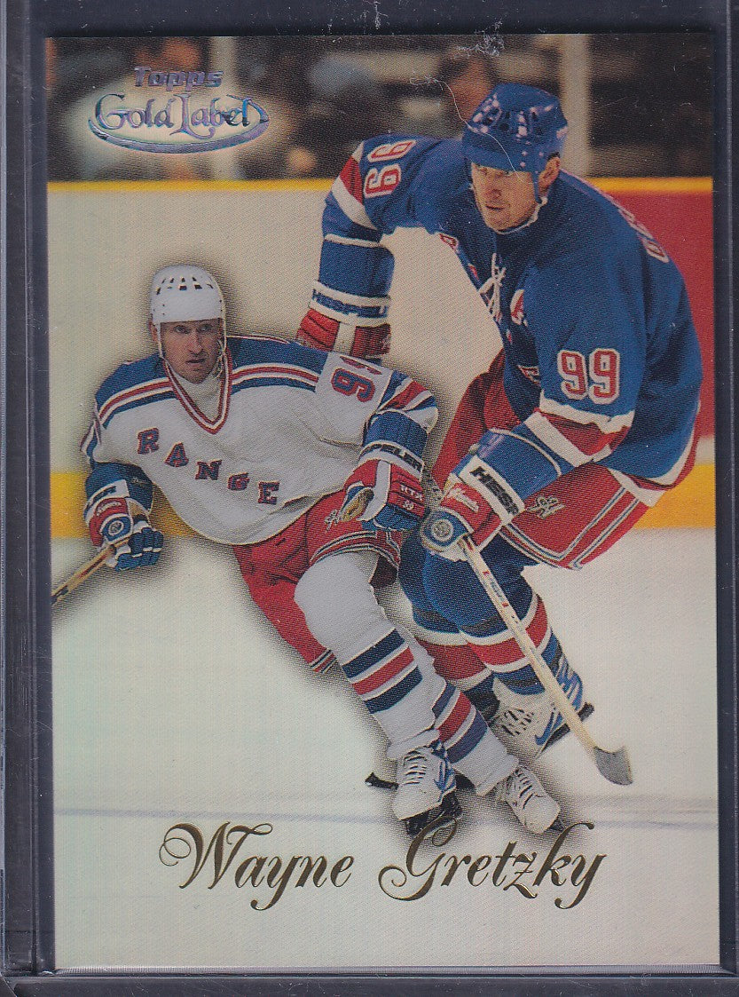 WAYNE GRETZKY - 1998 Topps Gold Label BLACK Class 1 #4