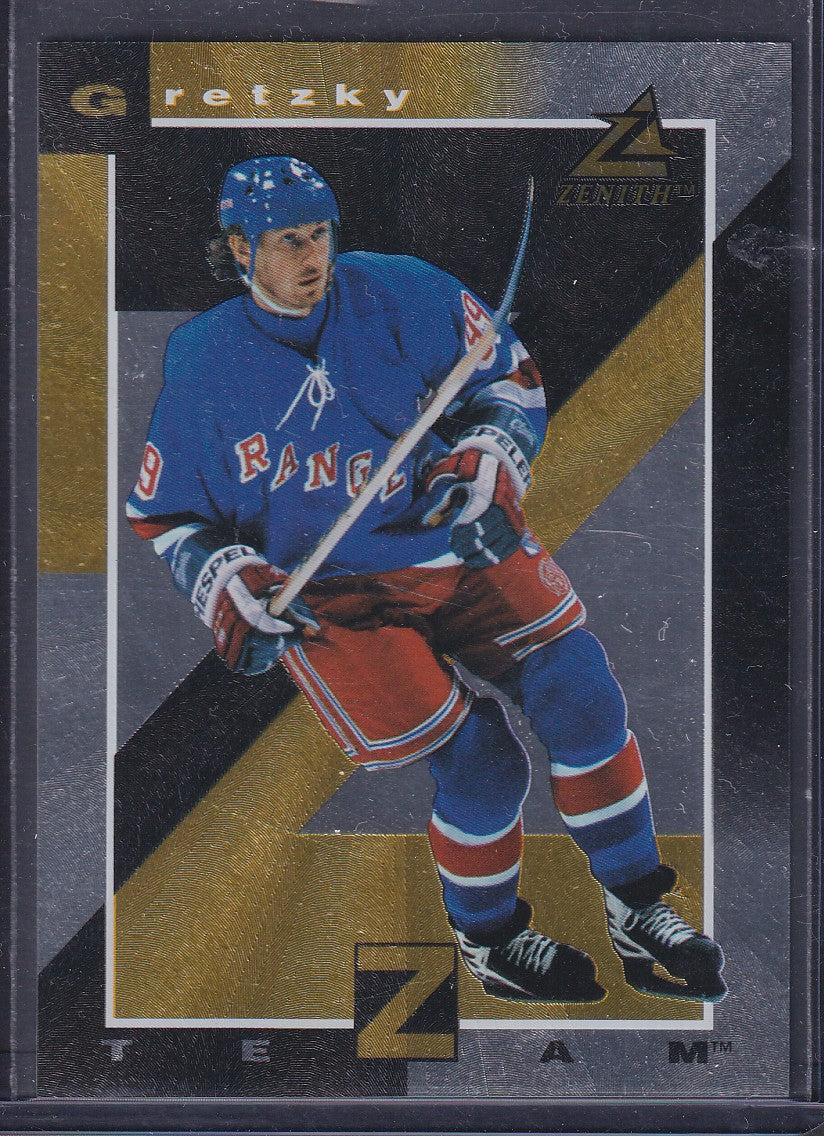 WAYNE GRETZKY - 1998 Pinnacle Zenith Z Team GOLD #2