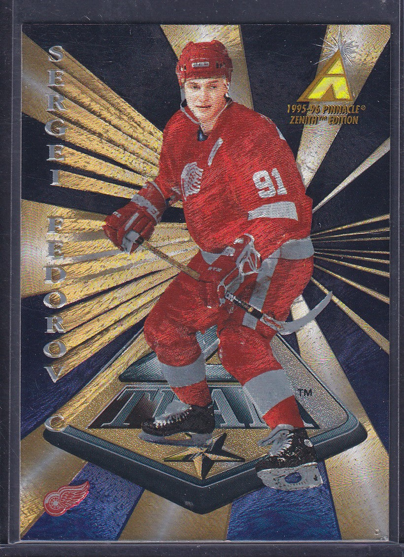 SERGEI FEDOROV - 1995 Pinnacle Zenith Z Team #9