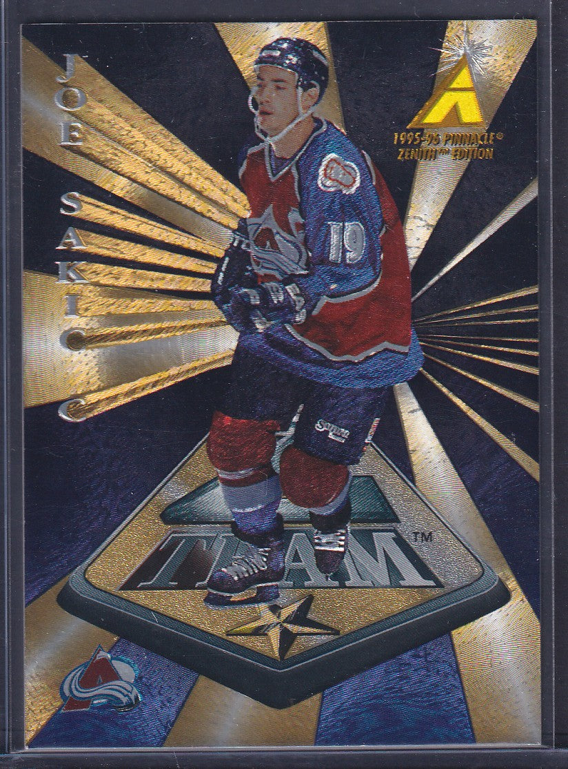 JOE SAKIC - 1995 Pinnacle Zenith Z Team #13