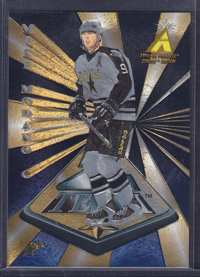 MIKE MODANO - 1995 Pinnacle Zenith Z Gold #10