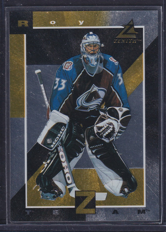 PATRICK ROY - 1997 Pinnacle GOLD Z Team #3