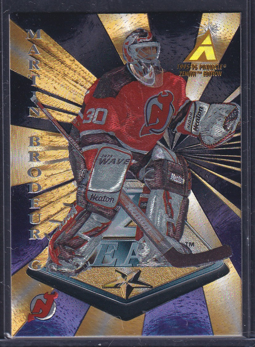 MARTIN BRODEUR - 1995 Pinnacle Zenith Z Team #2