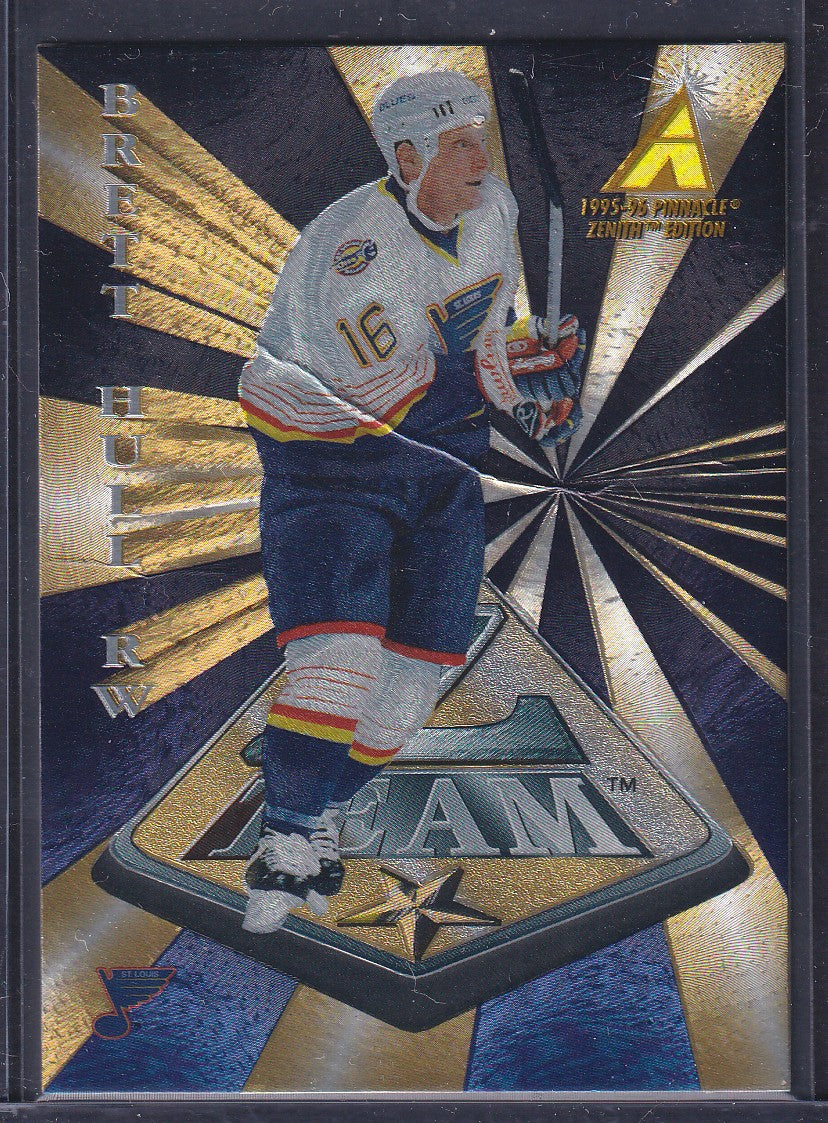 BRETT HULL - 1995 Pinnacle Zenith Z Team #15