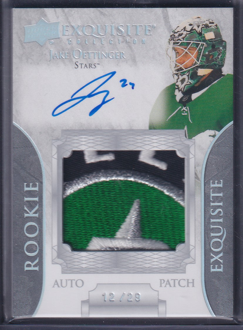 JAKE OETTINGER - 2020 Upper Deck Exquisite Rookie Auto Patch /29 #EC-JO