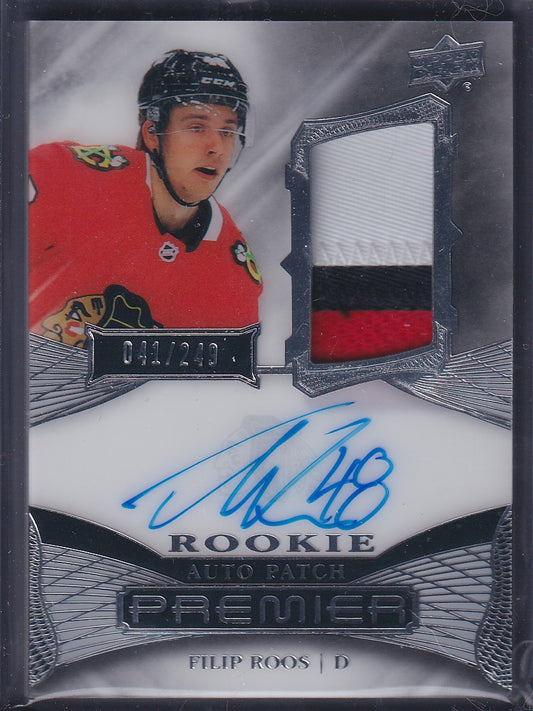 FILIP ROOS - 2022 Upper Deck Premier Rookie Auto Patch #AR-FR, /249