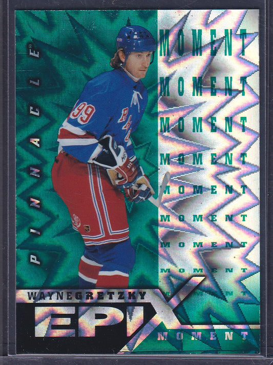 WAYNE GRETZKY - 1997 Pinnacle Epix Moment EMERALD #E1, /30