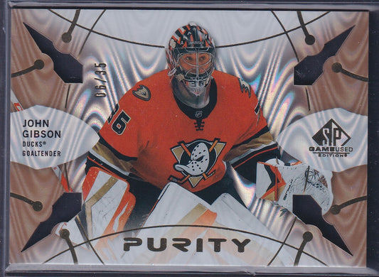 JOHN GIBSON - 2022 SP Game Used Purity Die Cut #P-30, /35