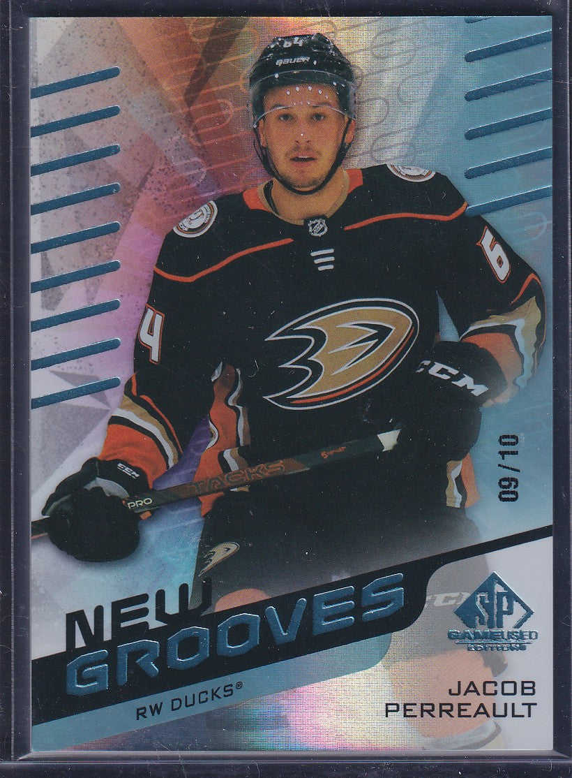 JACOB PERREAULT - 2022 SP Game Used New Grooves #NG-11, /10