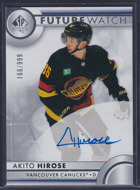 AKITO HIROSE - 2023 SP Authentic Future Watch Auto #131, /999