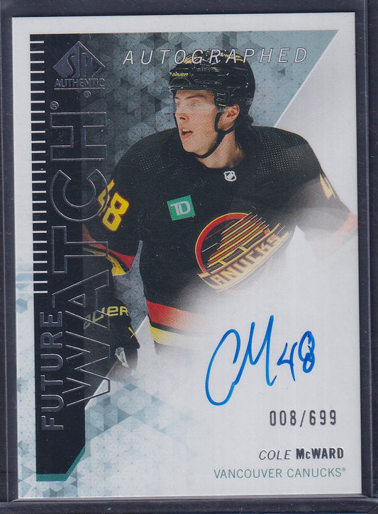 COLE MCWARD - 2023 SP Authentic Future Watch Auto Retro #RFWA-CM, /699