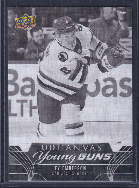 TY EMBERSON - 2023 Upper Deck Young Guns Canvas BLACK #C384
