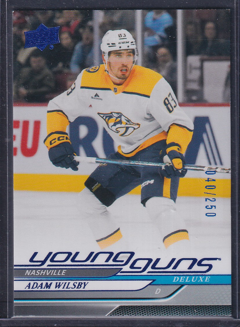 ADAM WILSBY - 2024 Upper Deck Young Guns DELUXE #720, /250