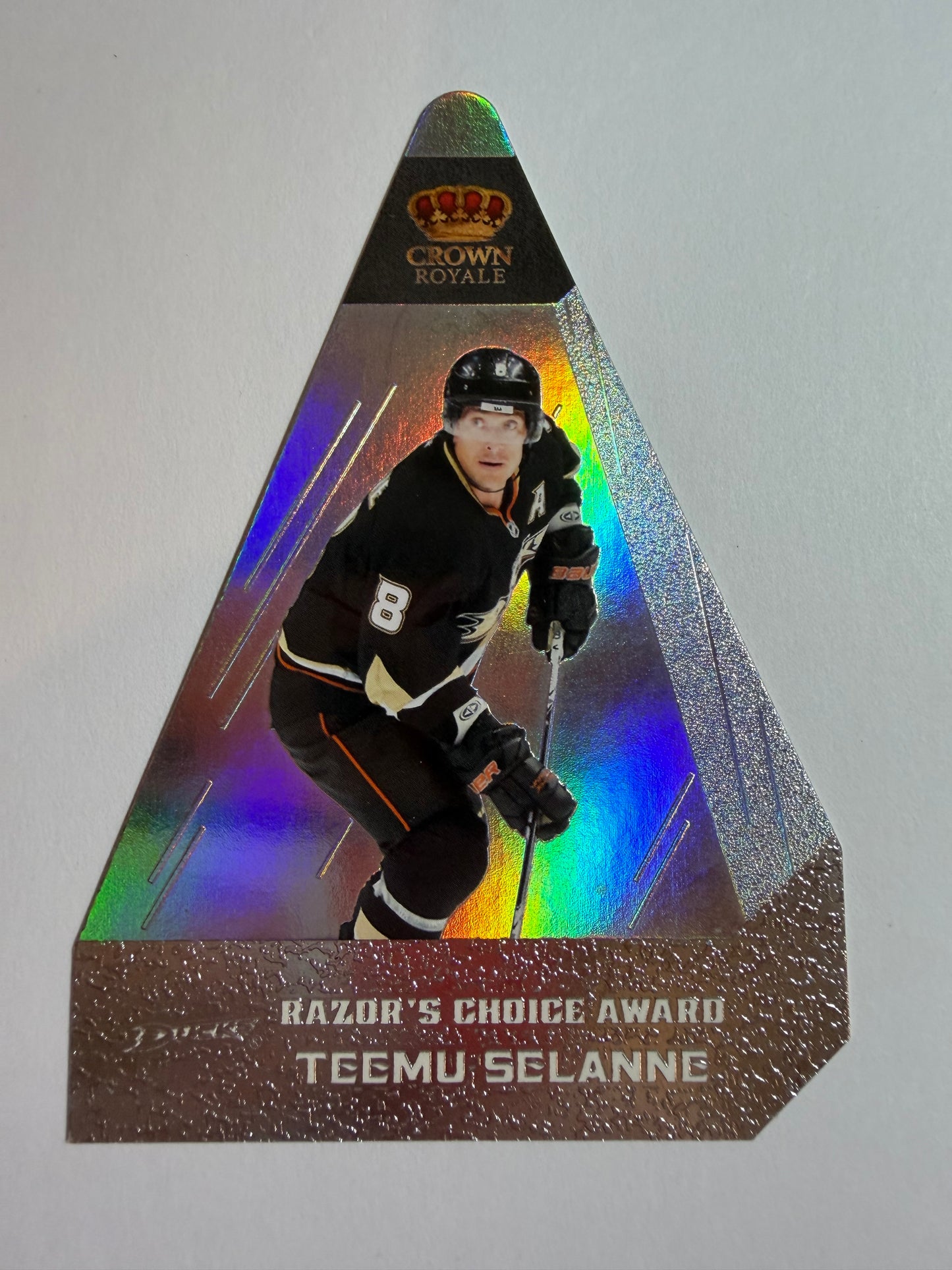 TEEMU SELANNE - 2011 Panini Crown Royale Razor's Choice Die Cut #10, /99