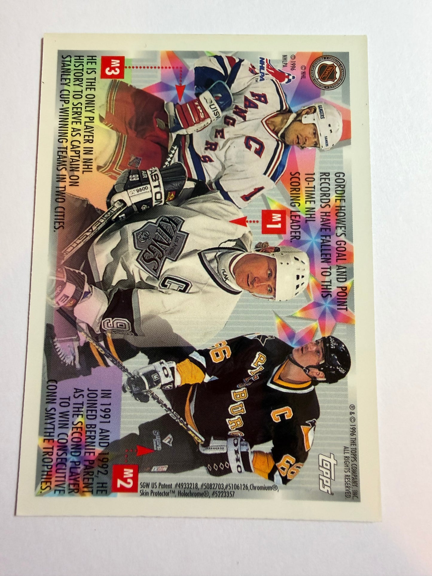MARIO LEMIEUX - 1995 Topps Finest Mystery Refractor #M2