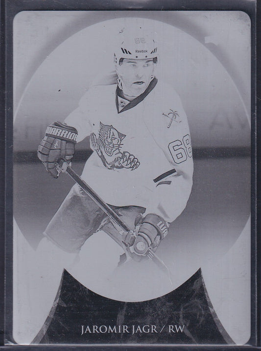 JAROMIR JAGR - 2015 Upper Deck Trilogy PRINTING PLATE #38, 1/1