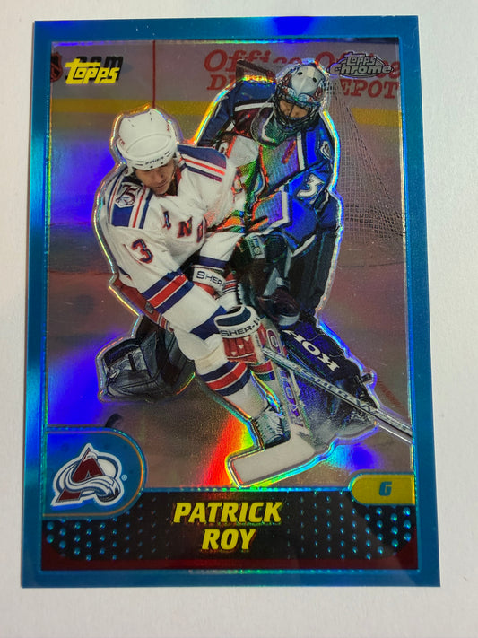 PATRICK ROY - 2002 Topps Chrome #47 Reprints Refractor #14 of 25