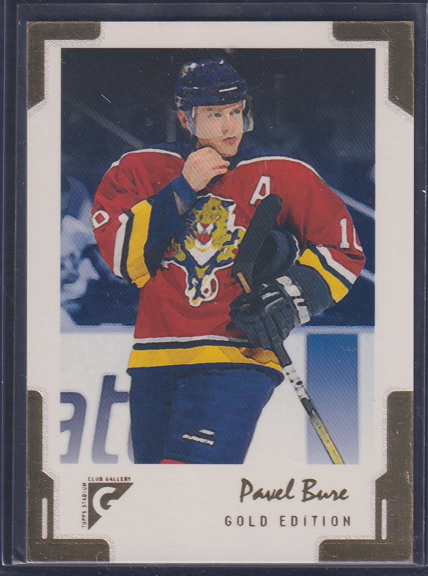 PAVEL BURE - 2001 Topps Stadium Club Gallery GOLD #G24, /50