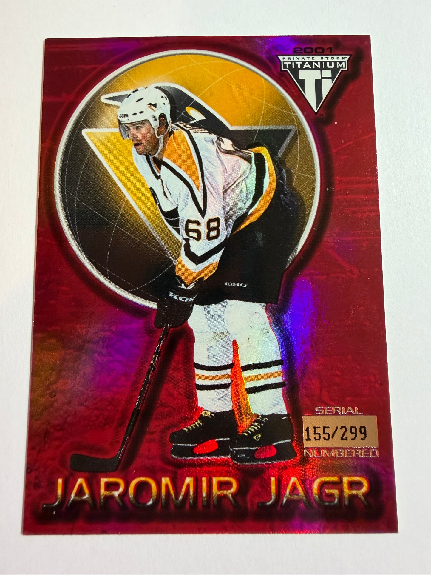 JAROMIR JAGR - 2000 Pacific Private Stock Titanium #75, /299