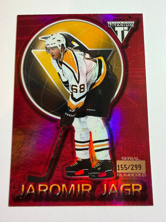 JAROMIR JAGR - 2000 Pacific Private Stock Titanium #75, /299