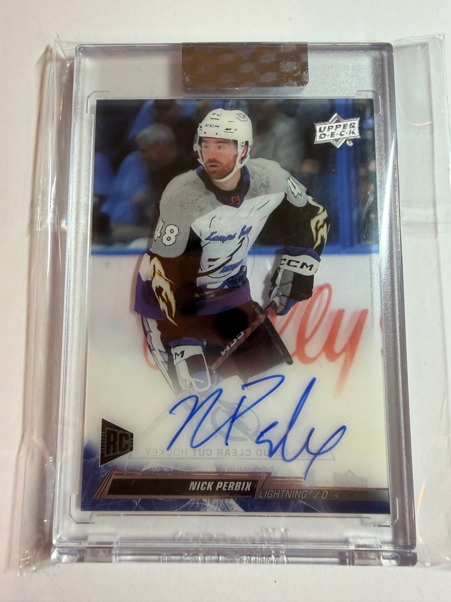 NICK PERBIX - 2022 Upper Deck Clear Cut Rookie Auto #CC-NP