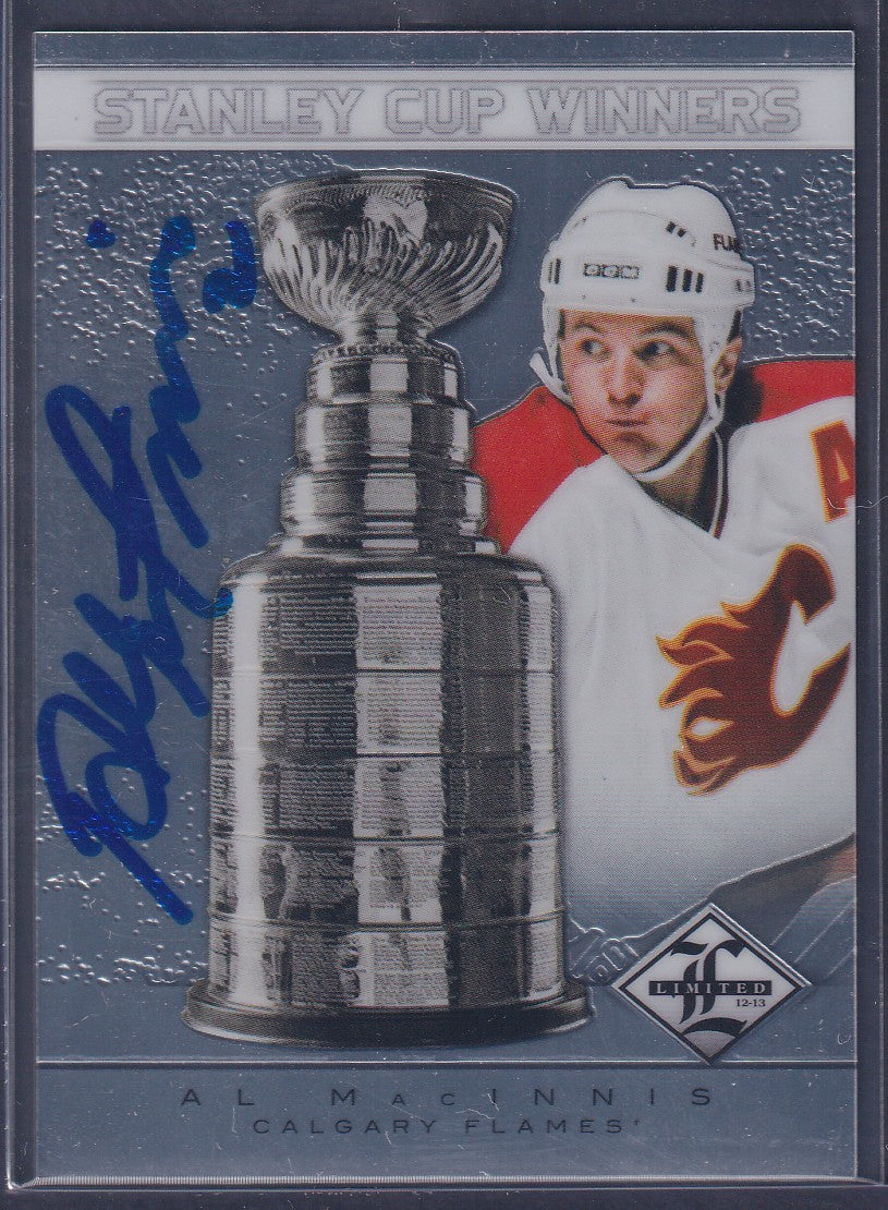 AL MACINNIS - 2012 Panini Limited Stanley Cup Winners Auto #SC-25, /99