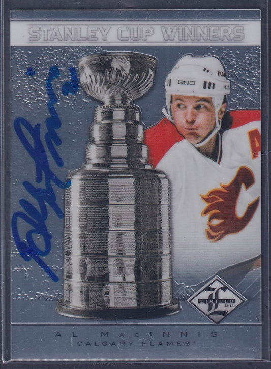 AL MACINNIS - 2012 Panini Limited Stanley Cup Winners Auto #SC-25, /99