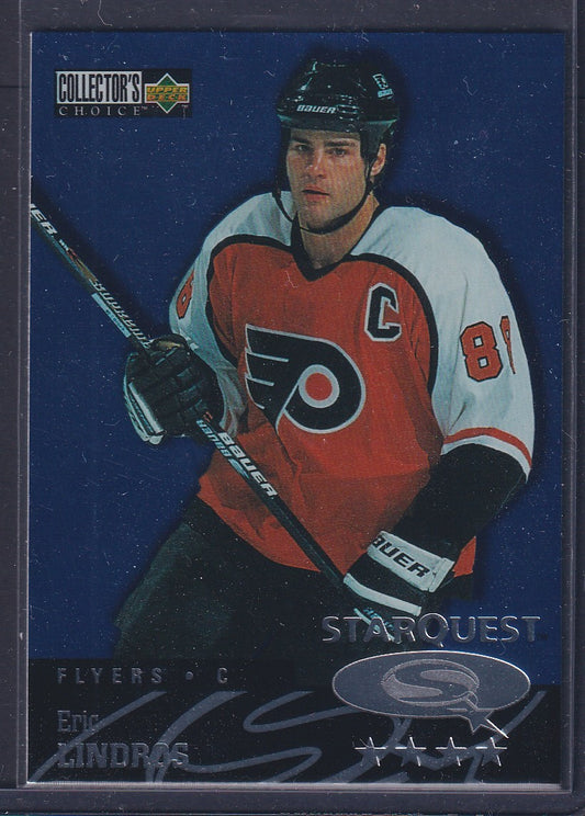 ERIC LINDROS - 1997 Uppe r Deck Collector's Choice Starquest #SQ88