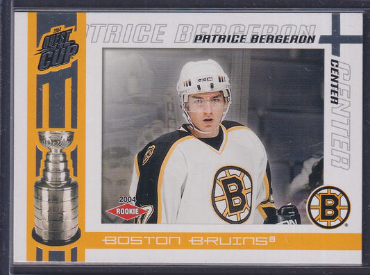 PATRICE BERGERON - 2003 Pacific Quest for the Cup Rookie #102
