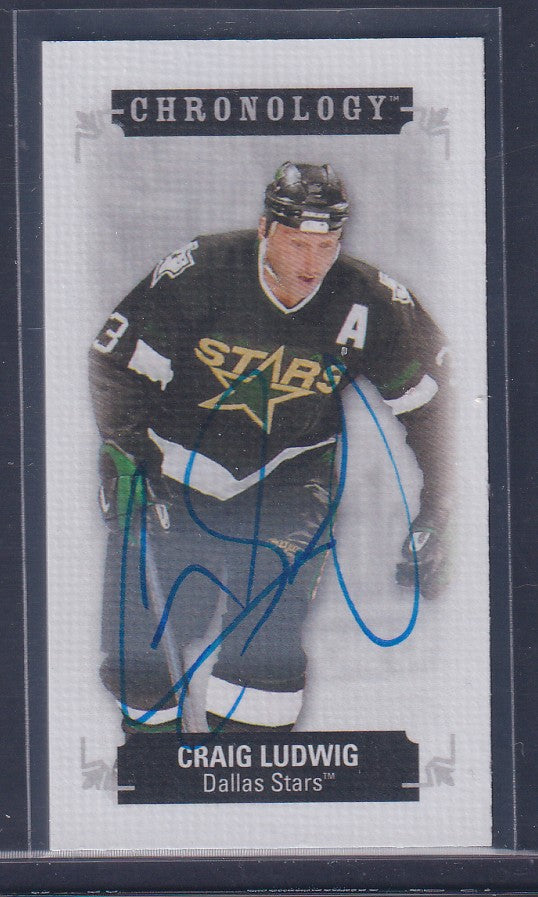 CRAIG LUDWIG - 2018 Upper Deck Chronology Mini Auto #M-33, /30