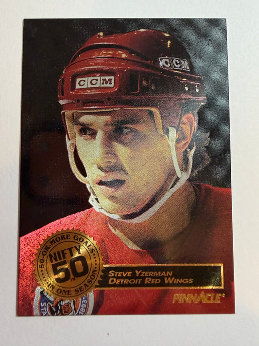 STEVE YZERMAN - 1993 Pinnacle Nifty 50 #8