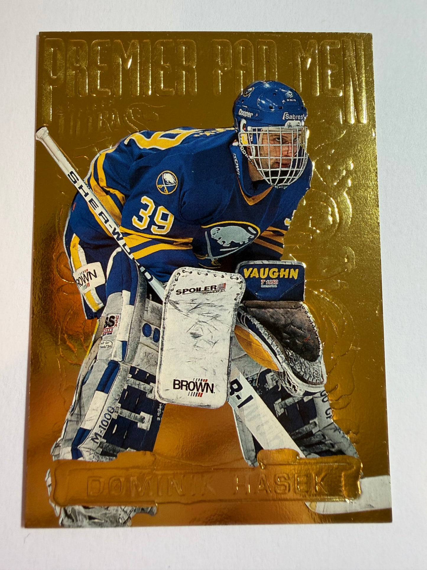 DOMINIK HASEK - 1994 Fleer Ultra Premier Pad Men #1