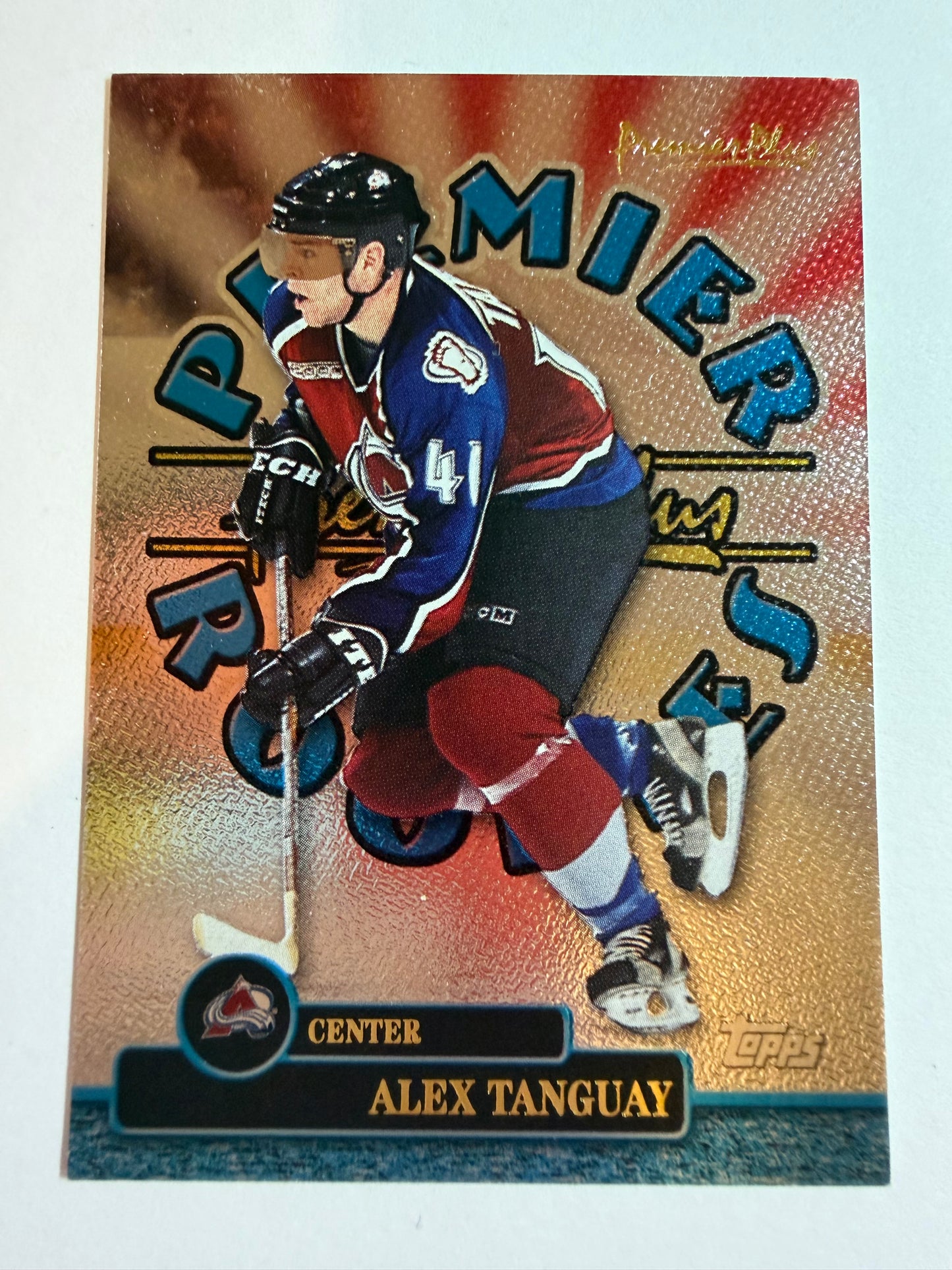 ALEX TANGUAY - 1999 Topps Premier Plus Rookies #PR1, /250, (CORNER)