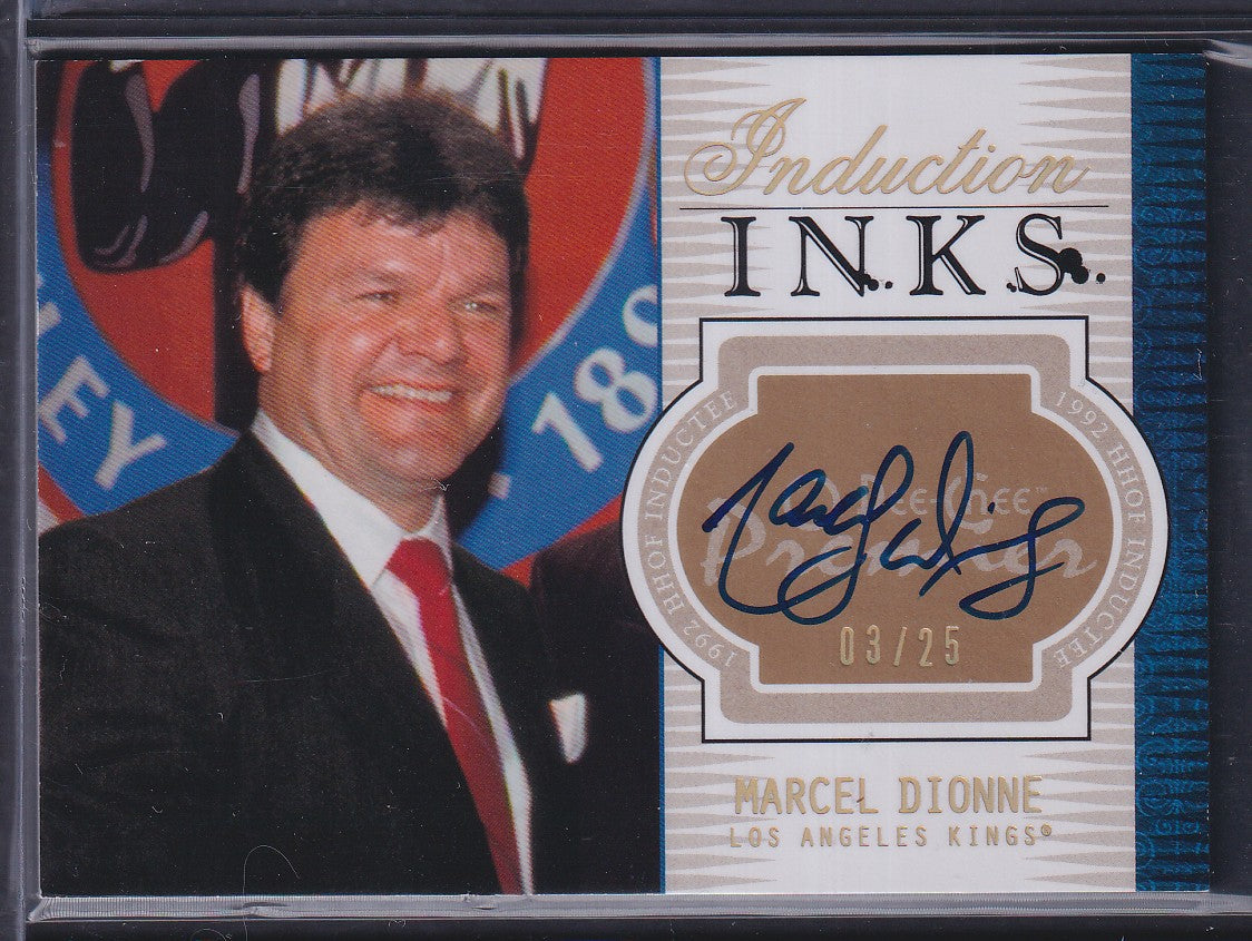 MARCEL DIONNE - 2008 O-Pee-Chee Premier Induction Inks Auto #PI-MD, /25
