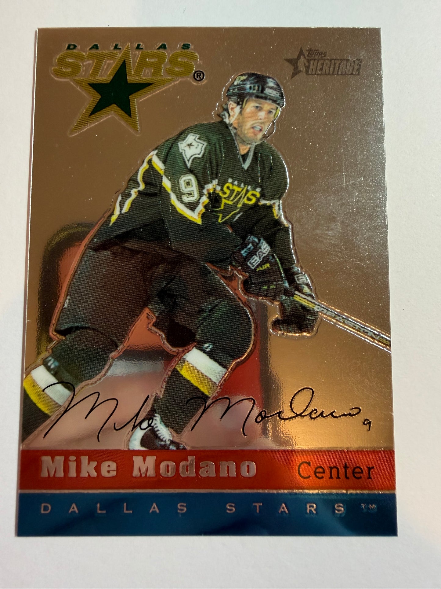 MIKE MODANO - 2000 Topps Heritage Chrome #45, /555