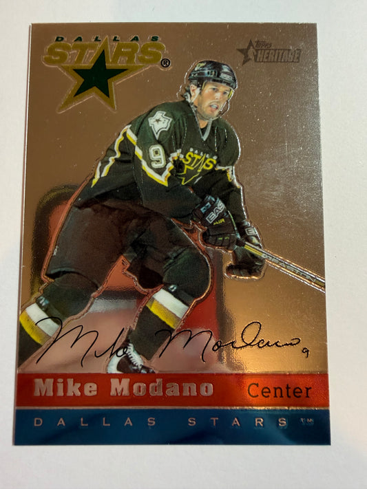 MIKE MODANO - 2000 Topps Heritage Chrome #45, /555