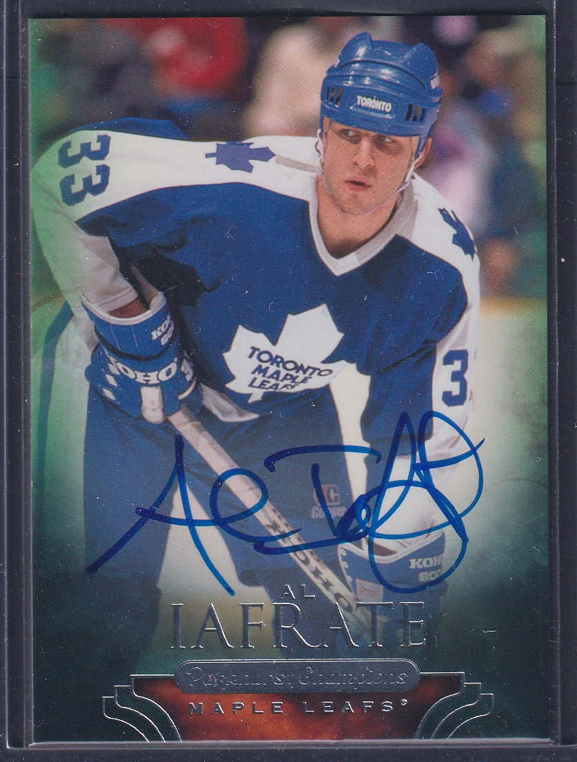 AL IAFRATE - 2011 Upper Deck Parkhurst Champions Auto #92