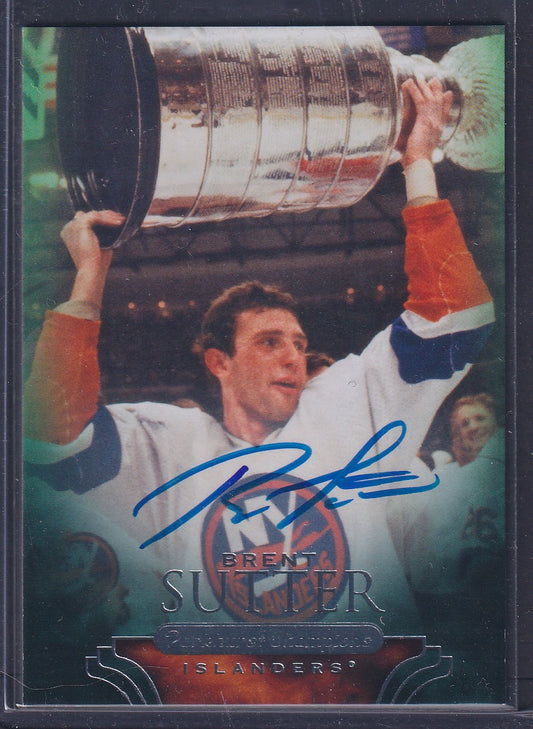 BRENT SUTTER - 2011 Upper Deck Parkhurst Champions Auto #74