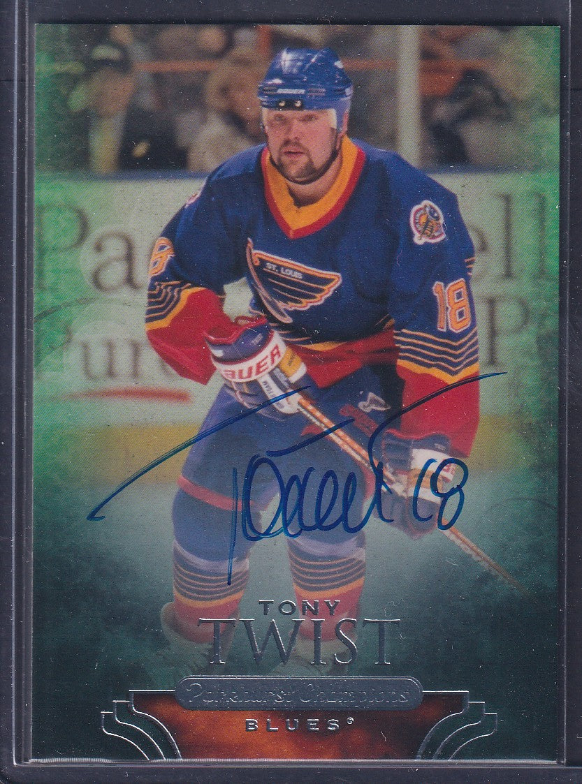 TONY TWIST - 2011 Upper Deck Parkhurst Champions Auto #65