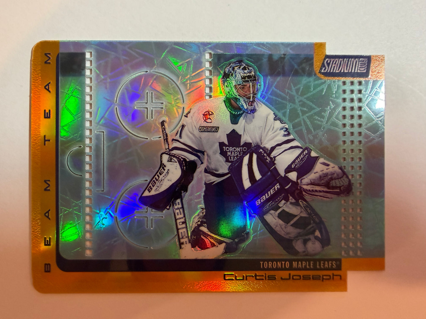 CURTIS JOSEPH - 2000 Topps Stadium Club Beam Team #BT20, /500