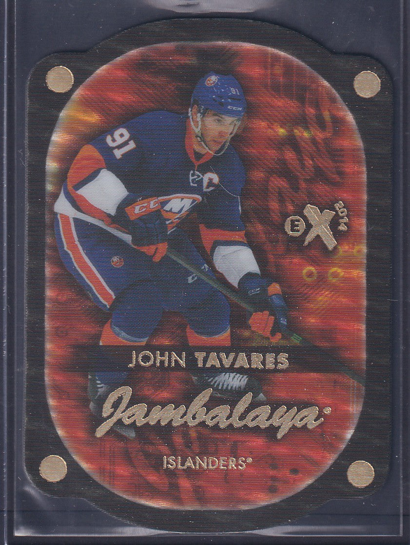 JOHN TAVARES - 2014 Fleer Ultra Ex Jambalaya #34