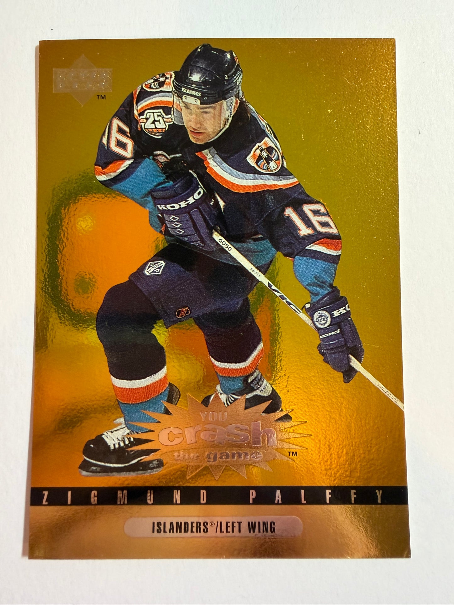 ZIGMUND PALFFY - 1997 UD Collector's Choice You Crash the Game Gold #CR16