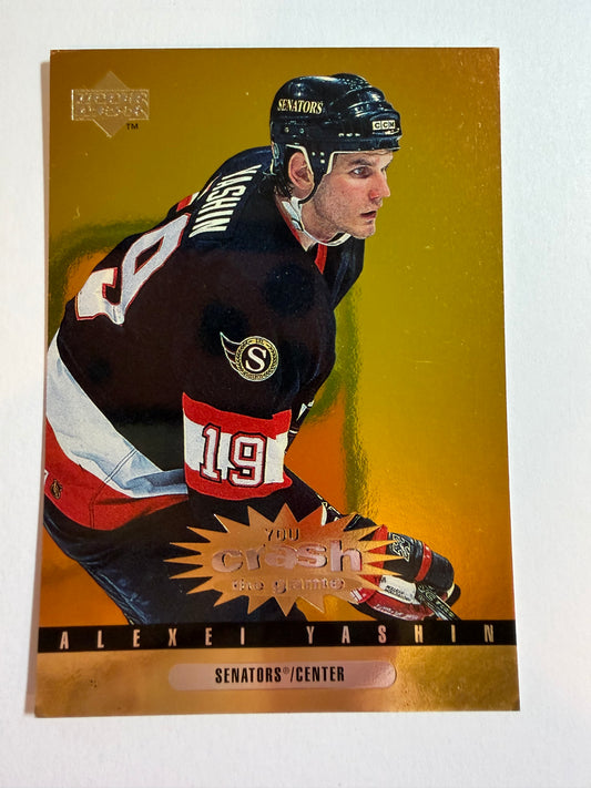 ALEXEI YASHIN - 1997 UD Collector's Choice You Crash the Game Gold #CR15 (corner