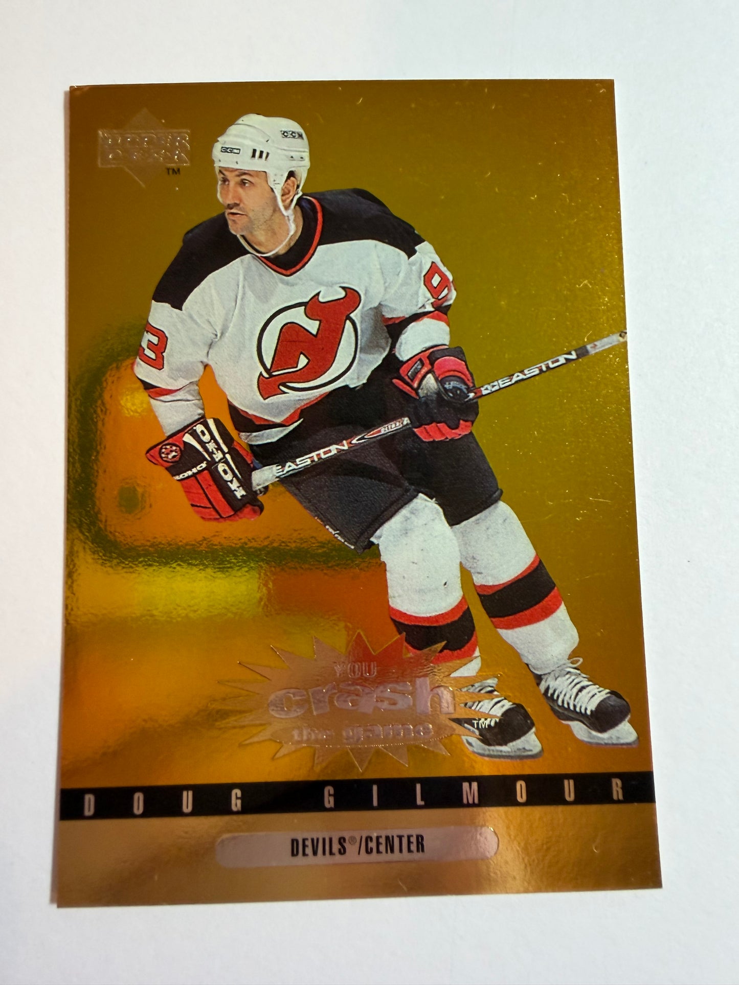 DOUG GILMOUR - 1997 UD Collector's Choice You Crash the Game Gold #CR13 (Corner)